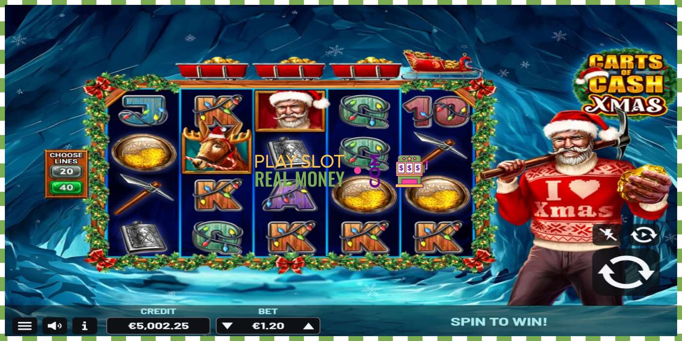 Slot Carts of Cash Xmas por dinheiro real, foto - 2