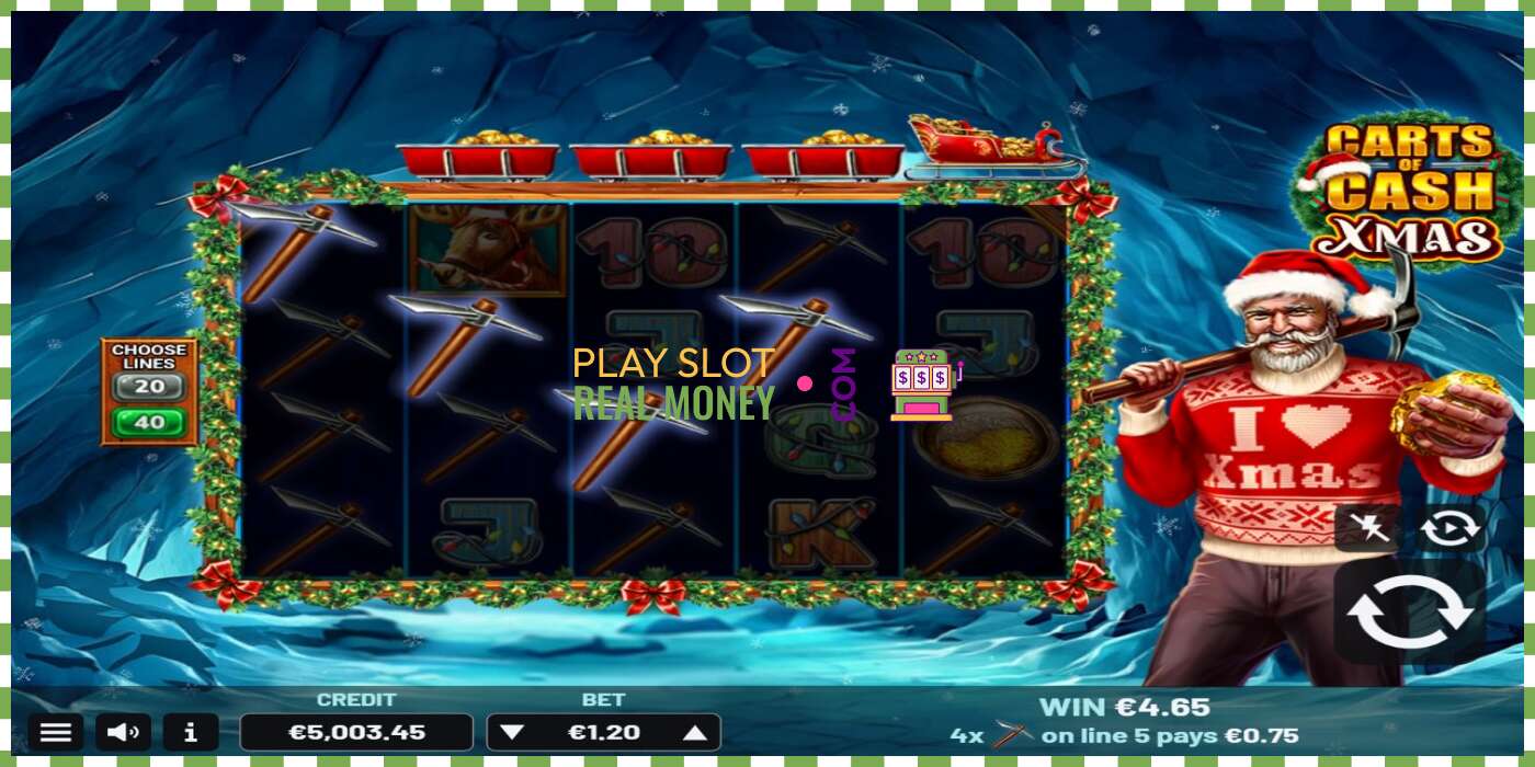 Slot Carts of Cash Xmas por dinheiro real, foto - 3