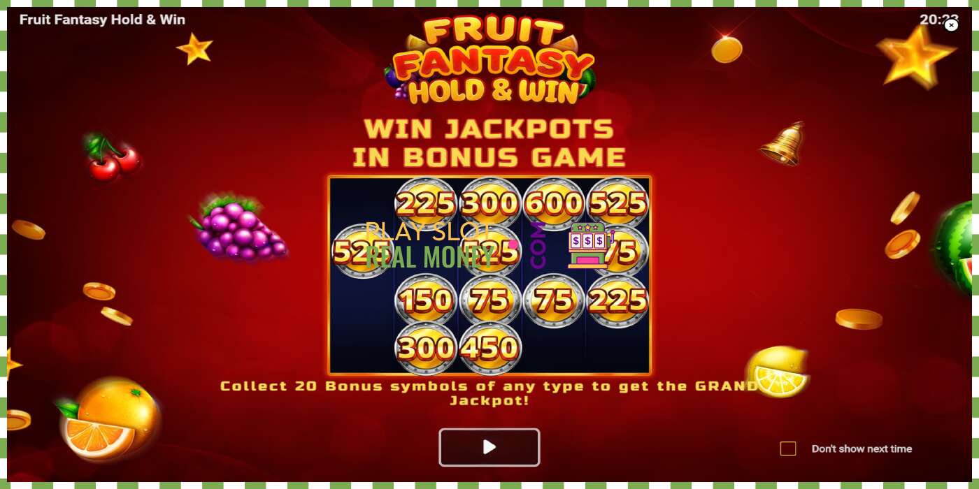 Слот Fruit Fantasy Hold & Win на реальные деньги, картинка - 1