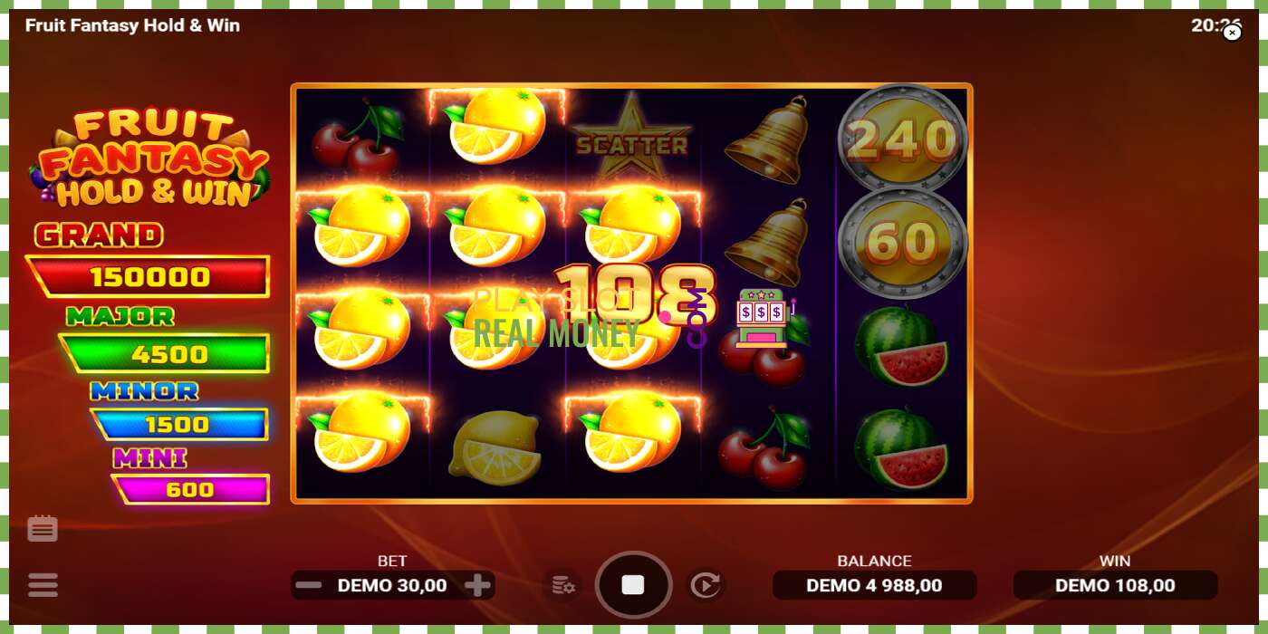 Слот Fruit Fantasy Hold & Win на реальные деньги, картинка - 3