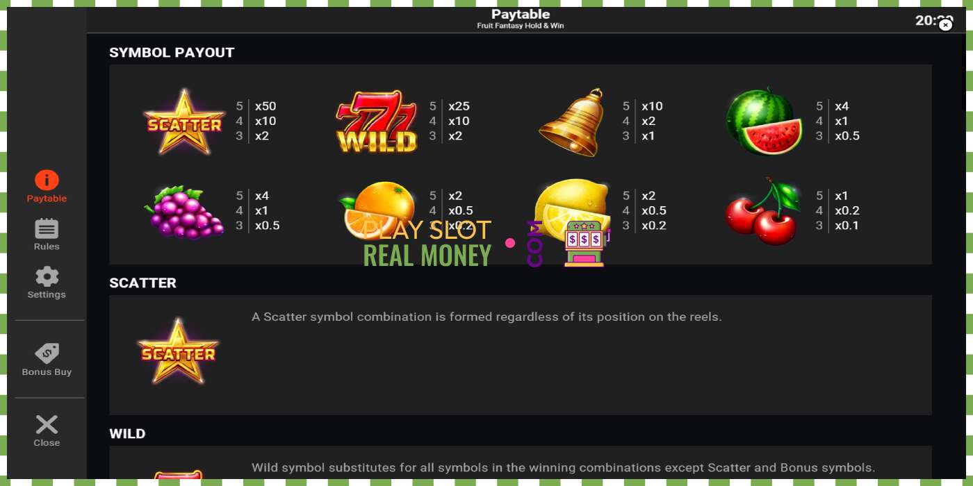 Слот Fruit Fantasy Hold & Win на реальные деньги, картинка - 5