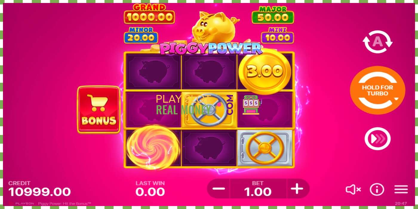 Slot Piggy Power za skutečné peníze, obrázek - 2