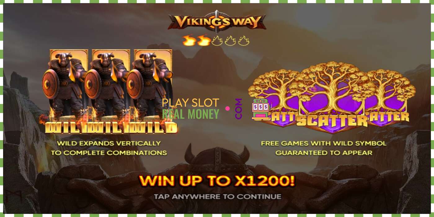 Slot Vikings Way za skutočné peniaze, obrázok - 1