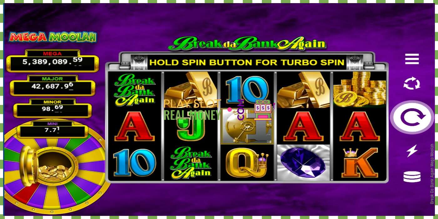 Slot Break Da Bank Again Mega Moolah za skutočné peniaze, obrázok - 1