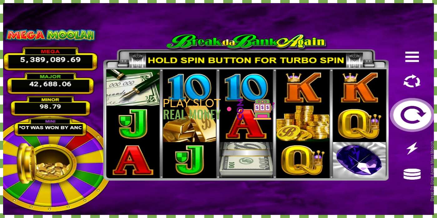 Slot Break Da Bank Again Mega Moolah za skutočné peniaze, obrázok - 2