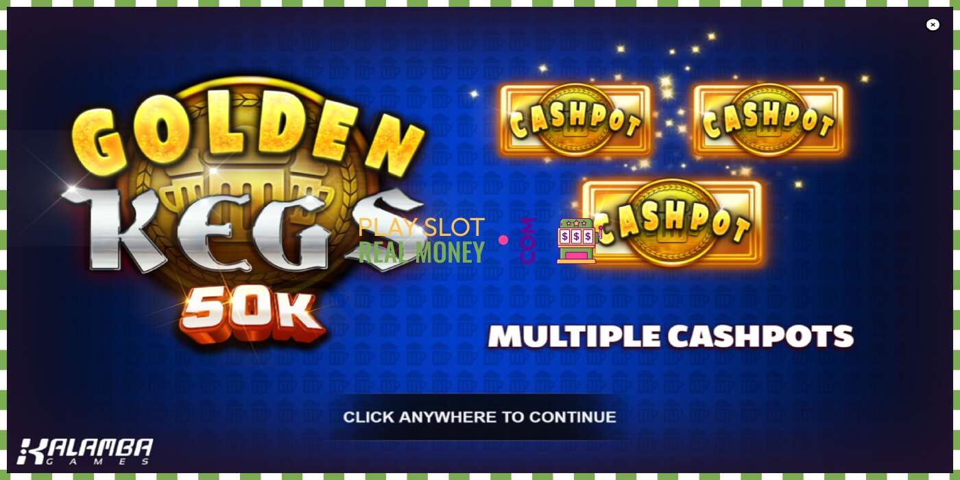 រន្ធដោត Golden Kegs 50K សម្រាប់ប្រាក់ពិត, រូបភាព - 1