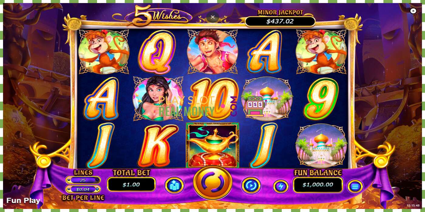 Slot 5 Wishes für echtes geld, bild - 1