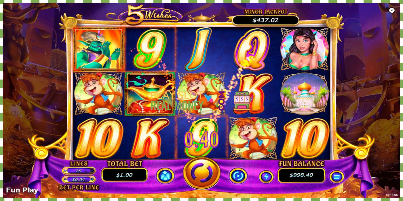 Slot 5 Wishes für echtes geld, bild - 2