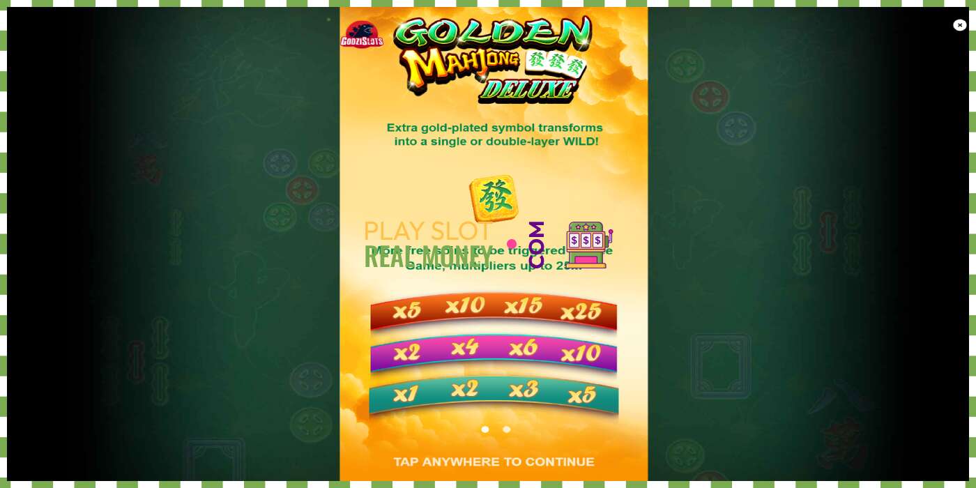 Слот Golden Mahjong Deluxe на реальные деньги, картинка - 1