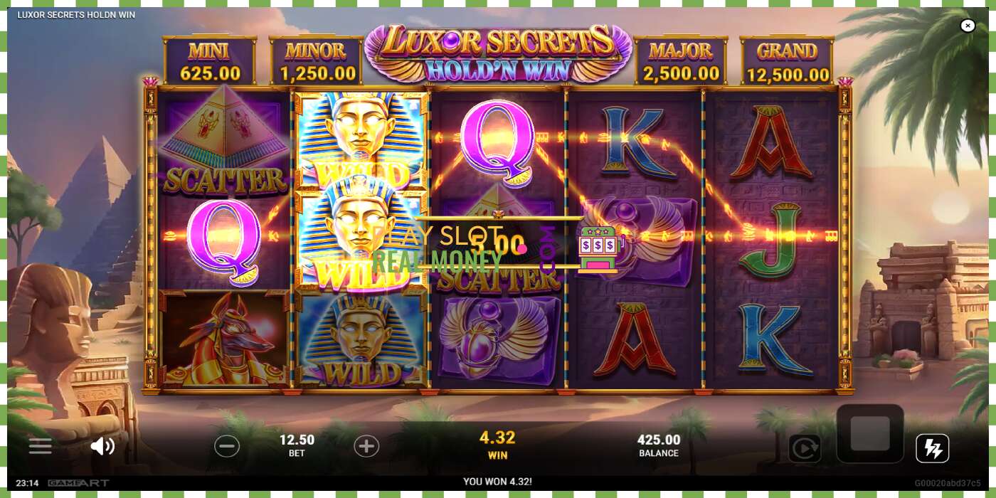 Слот Luxor Secrets Holdn Win на реальные деньги, картинка - 3