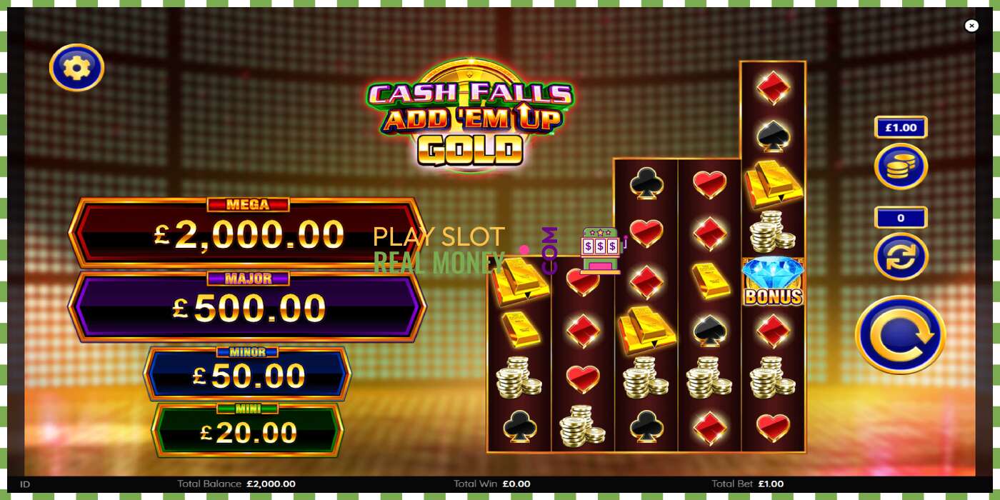 Slot Cash Falls: Add Em Up Gold za skutečné peníze, obrázek - 2