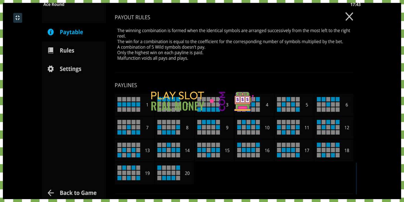 Слот Ace Round на реальные деньги, картинка - 7