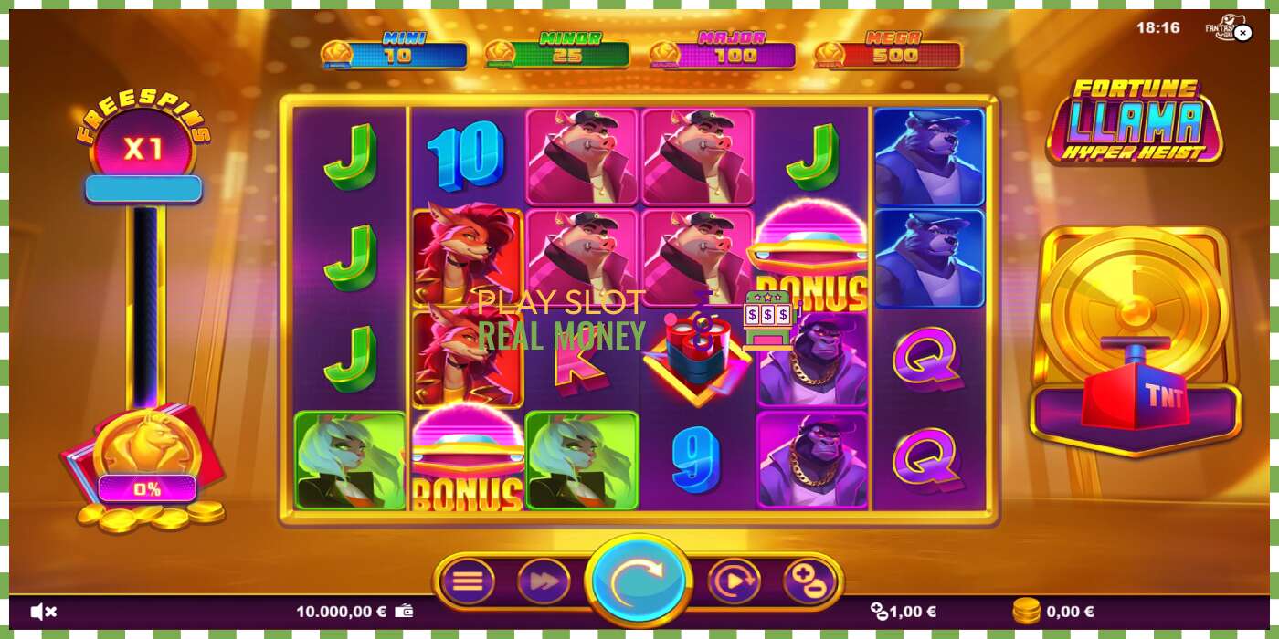 Slot Fortune Llama Hyper Heist za skutočné peniaze, obrázok - 2