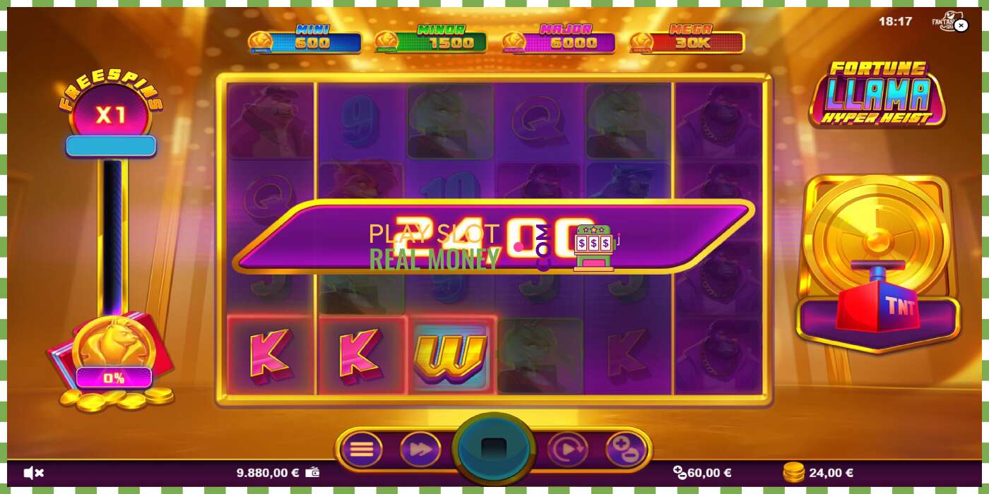 Slot Fortune Llama Hyper Heist za skutočné peniaze, obrázok - 3