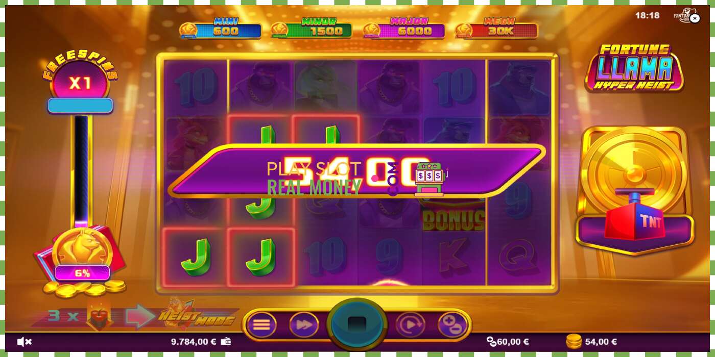 Slot Fortune Llama Hyper Heist za skutočné peniaze, obrázok - 4