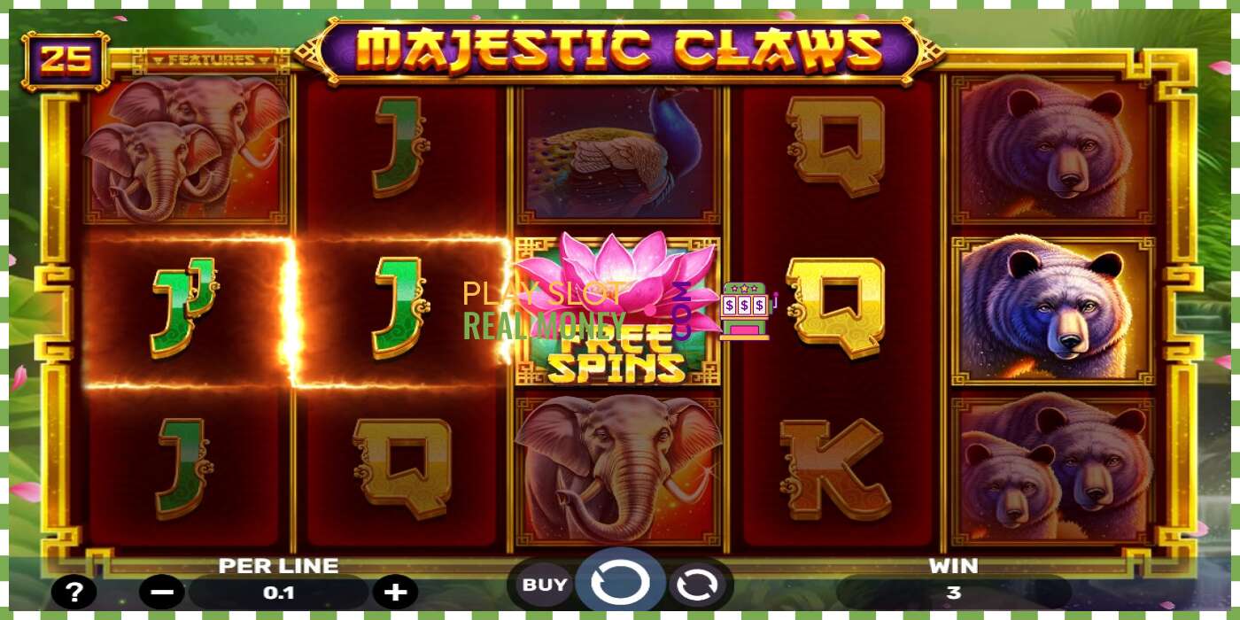 Slot Majestic Claws za skutočné peniaze, obrázok - 2