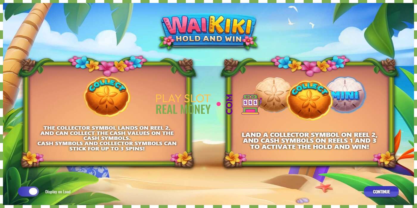 Slot Waikiki Hold and Win za skutečné peníze, obrázek - 1