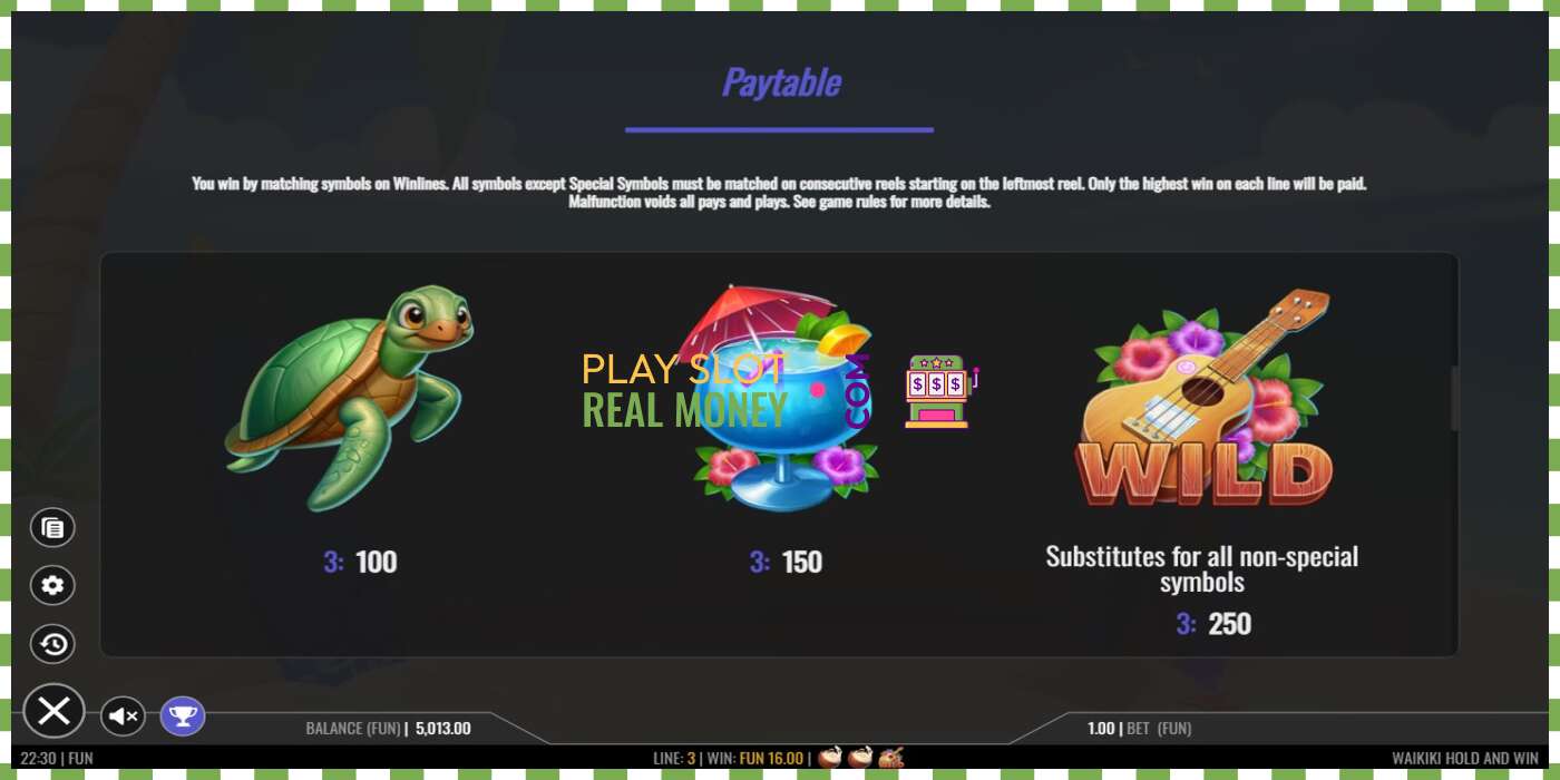 Slot Waikiki Hold and Win za skutečné peníze, obrázek - 4