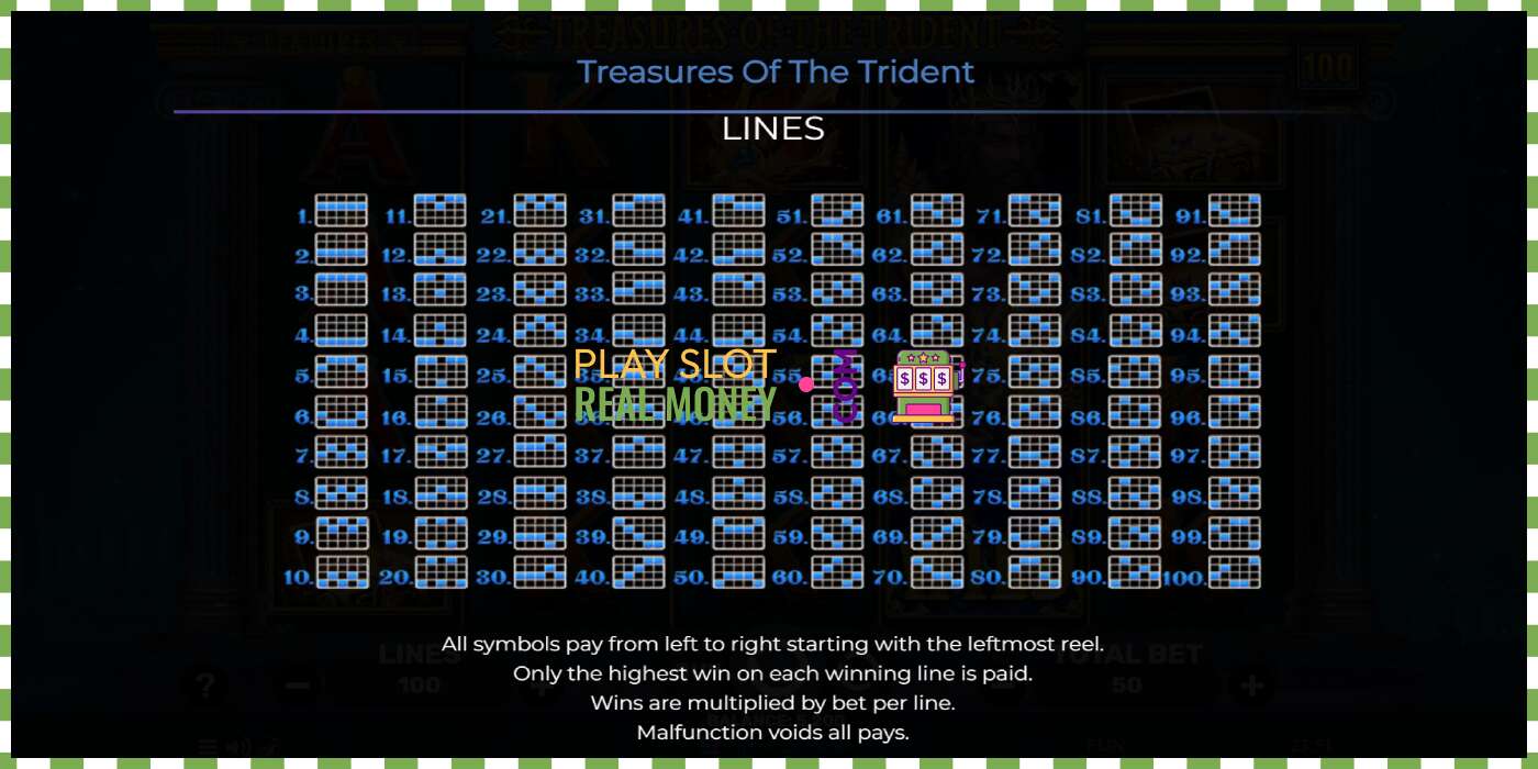 Слот Treasures of the Trident на реальные деньги, картинка - 7