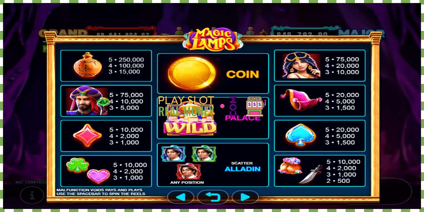 Slot Magic Lamps za skutečné peníze, obrázek - 2