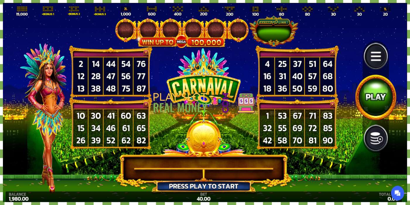 Slot Carnaval Link&Win za skutočné peniaze, obrázok - 2