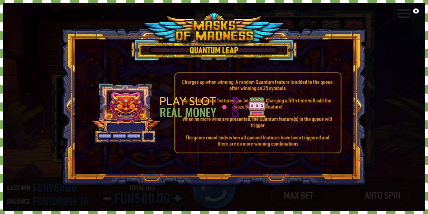 Слот Masks of Madness на реальные деньги, картинка - 7