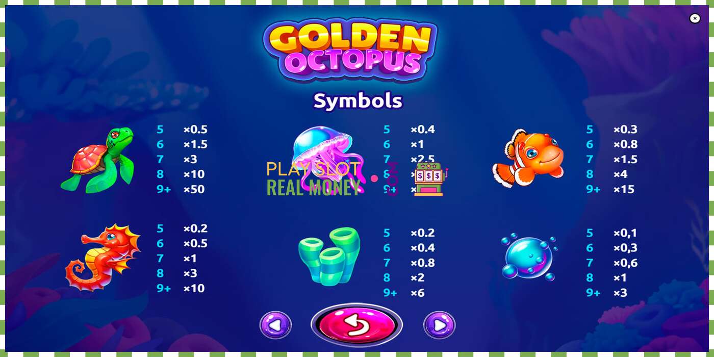 Слот Golden Octopus на реальные деньги, картинка - 6