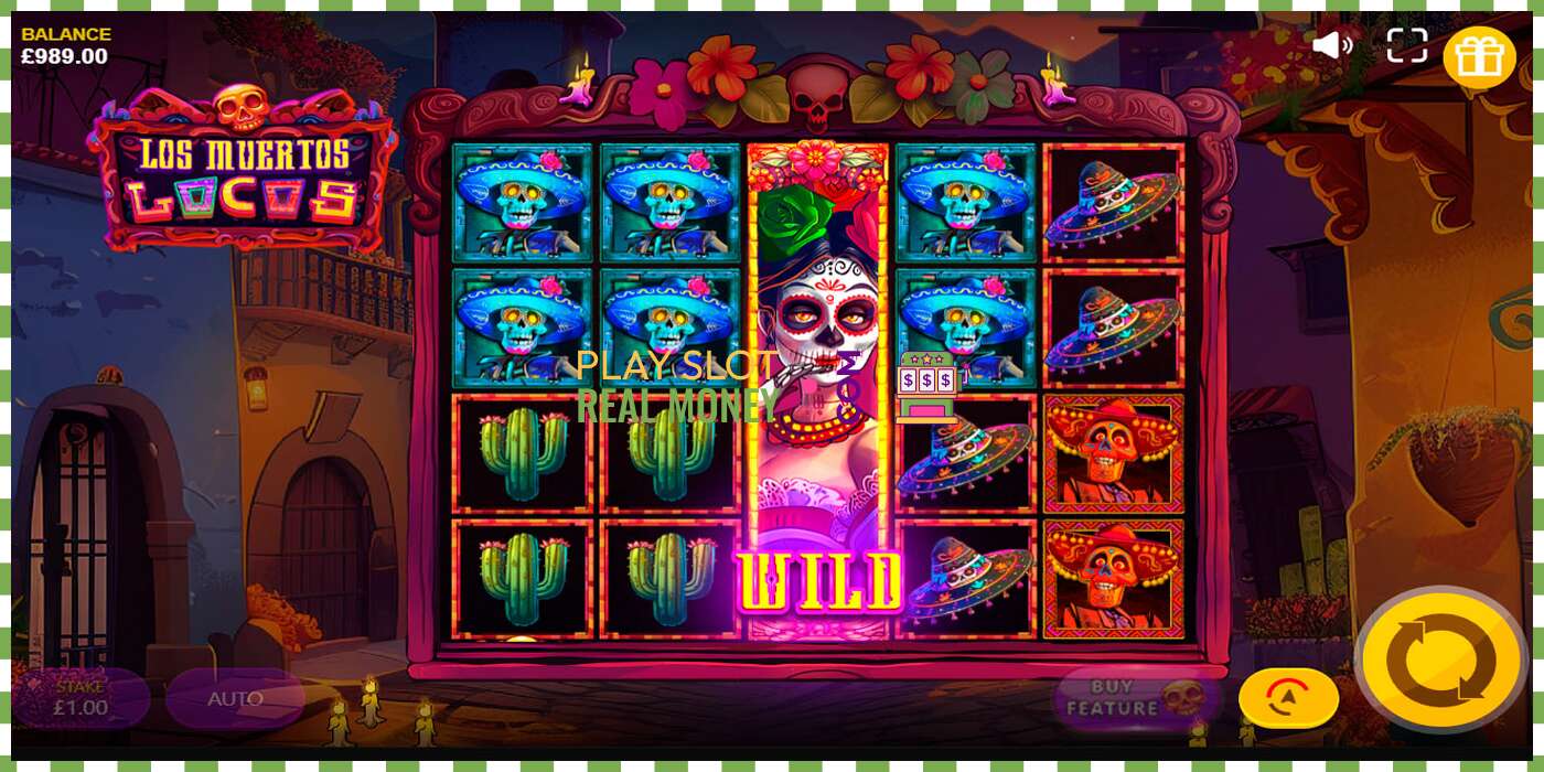 Slot Los Muertos Locos haqiqiy pul uchun, rasm - 2