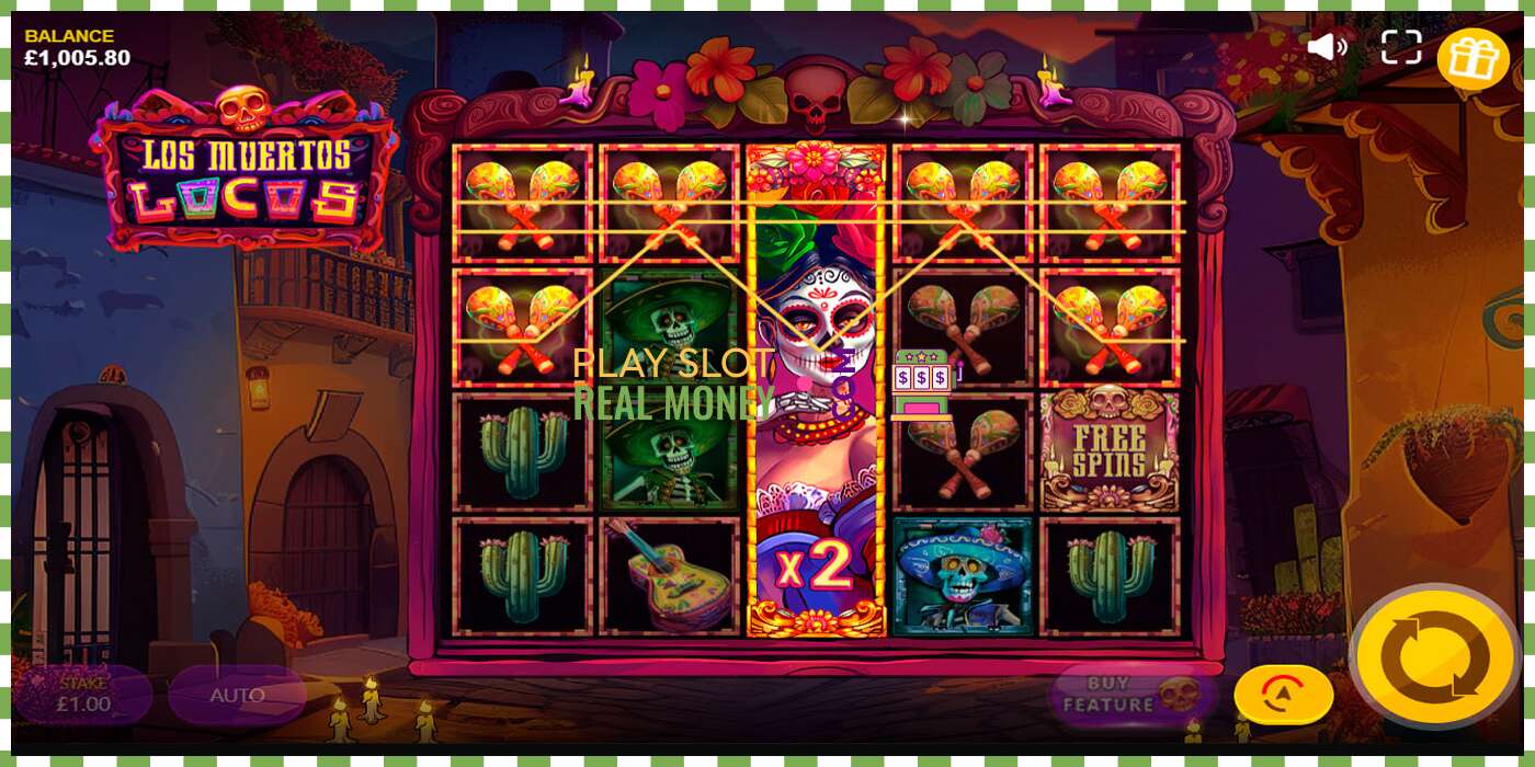 Slot Los Muertos Locos haqiqiy pul uchun, rasm - 3