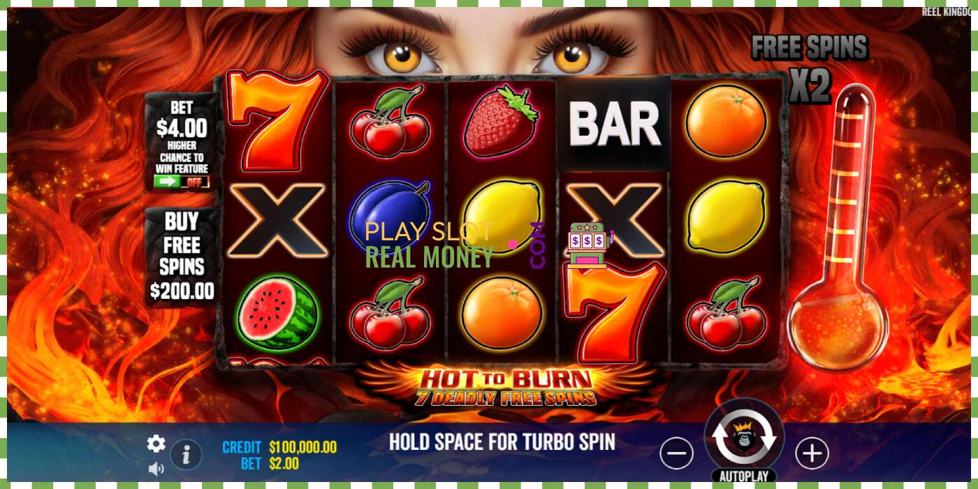 Слот Hot to Burn - 7 Deadly Free Spins на реальные деньги, картинка - 2