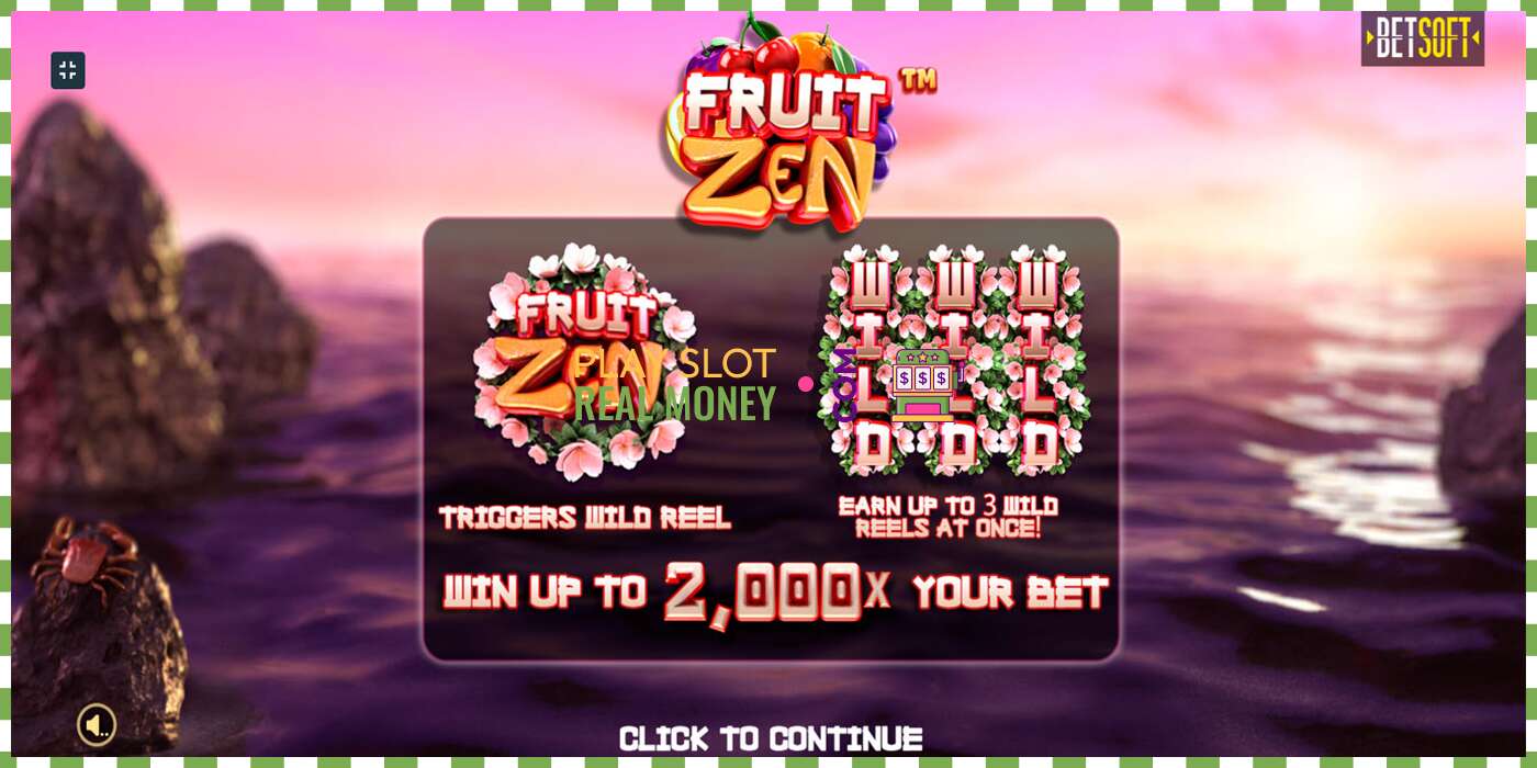 Слот Fruit Zen на реальные деньги, картинка - 1