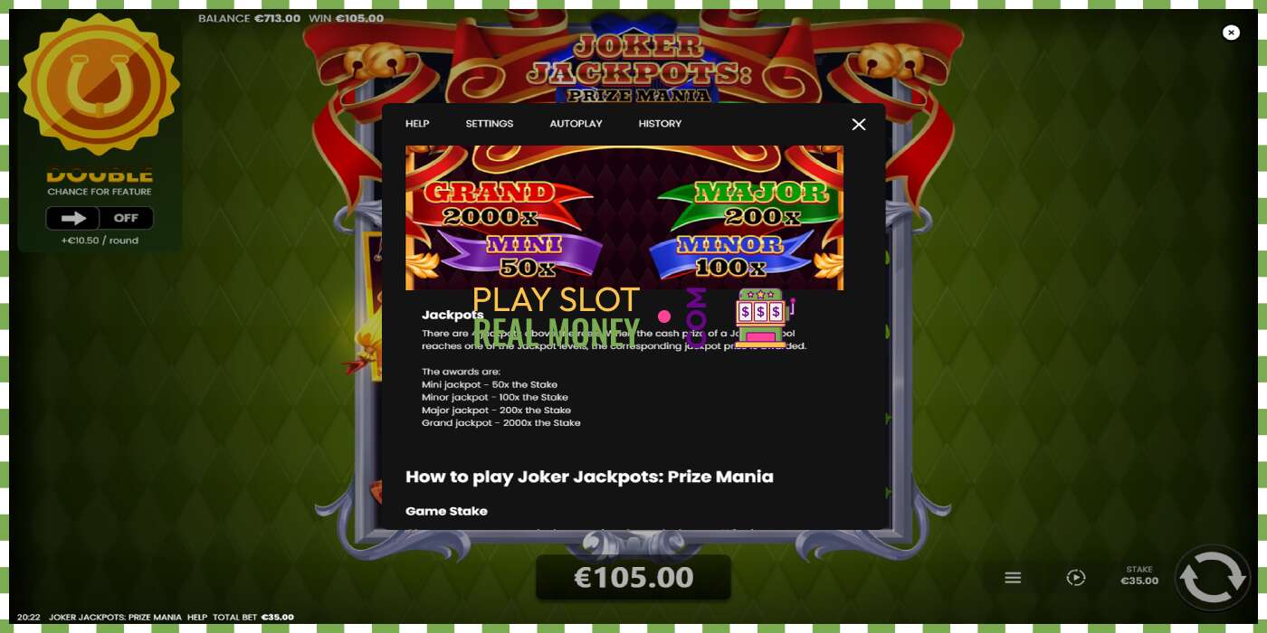 स्लट Joker Jackpots: Prize Mania वास्तविक पैसाको लागि, चित्र - 7