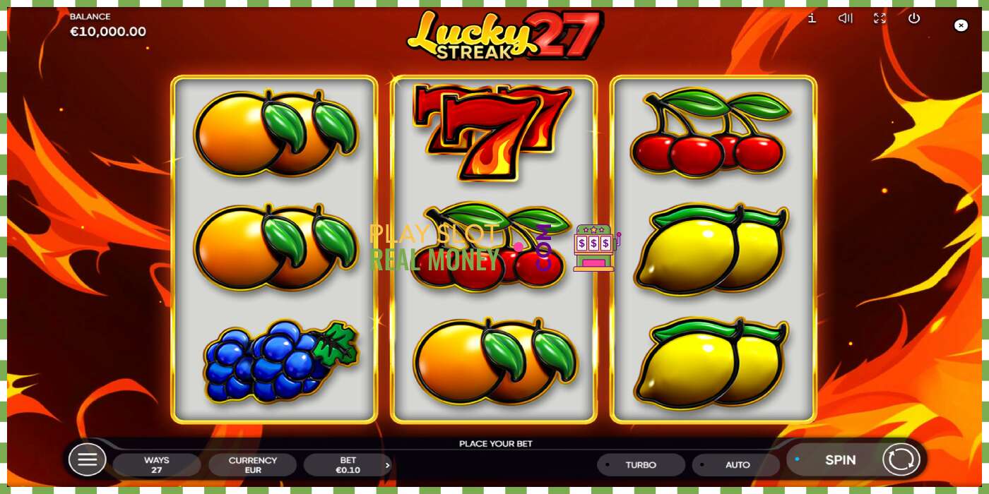 Slot Lucky Streak 27 for real money, picture - 1