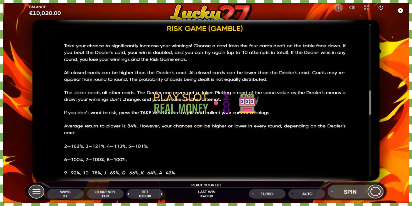 Slot Lucky Streak 27 for real money, picture - 6