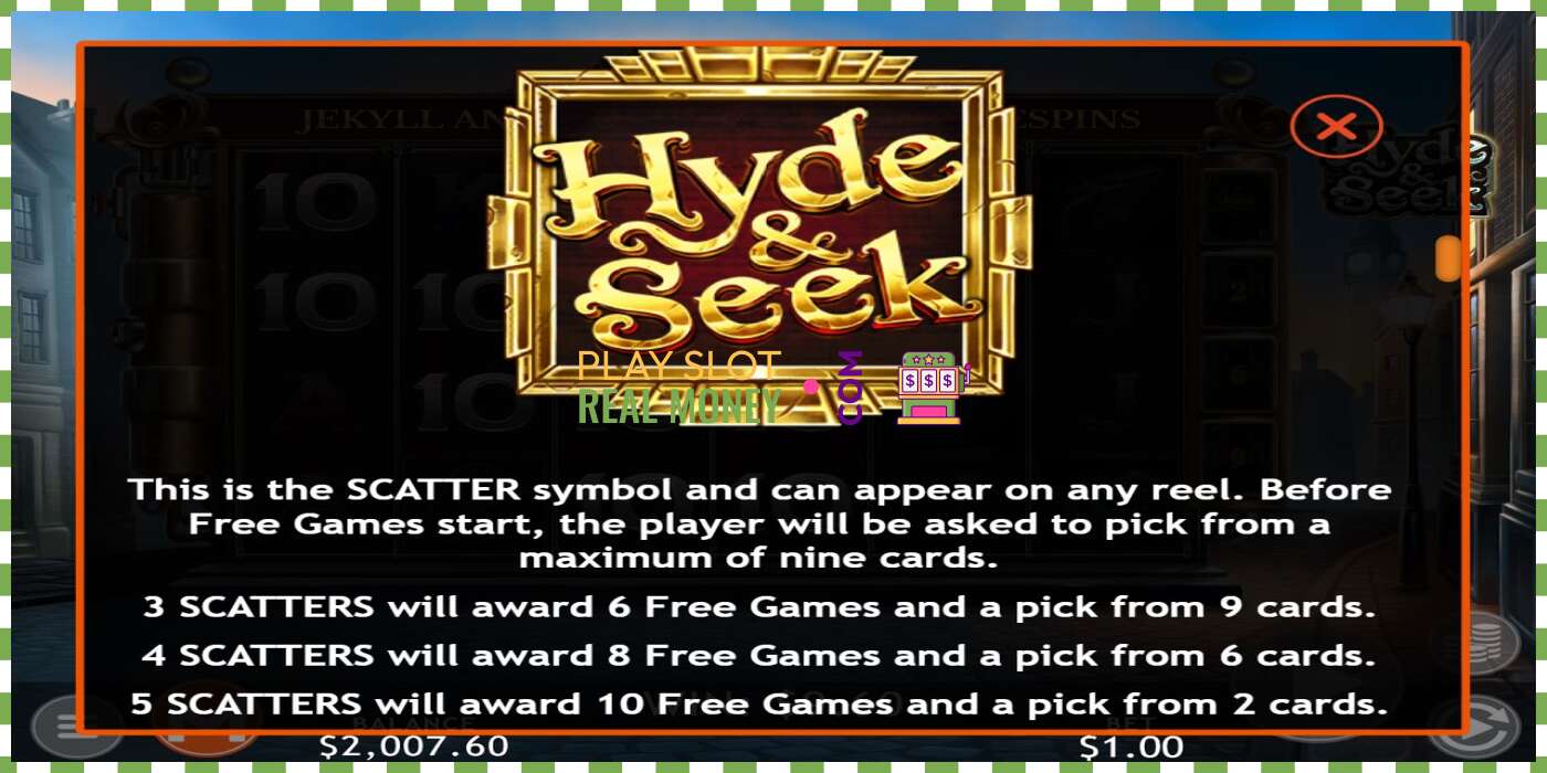 Slot Hyde & Seek za skutočné peniaze, obrázok - 6