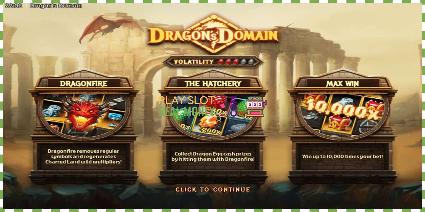 Слот Dragons Domain на реальные деньги, картинка - 1