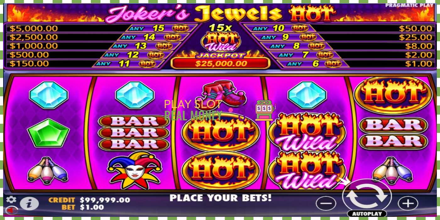 Слот Jokers Jewels Hot на реальные деньги, картинка - 1