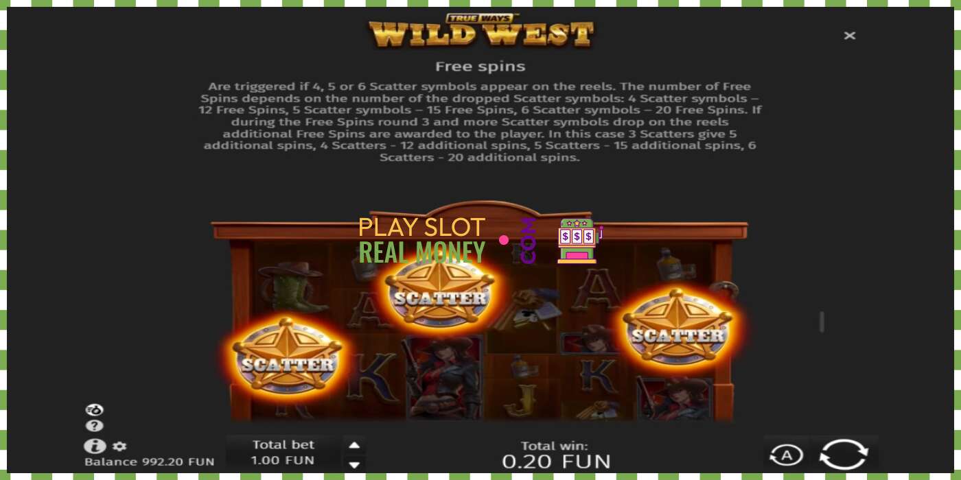 Слот Wild West Trueways на реальные деньги, картинка - 7