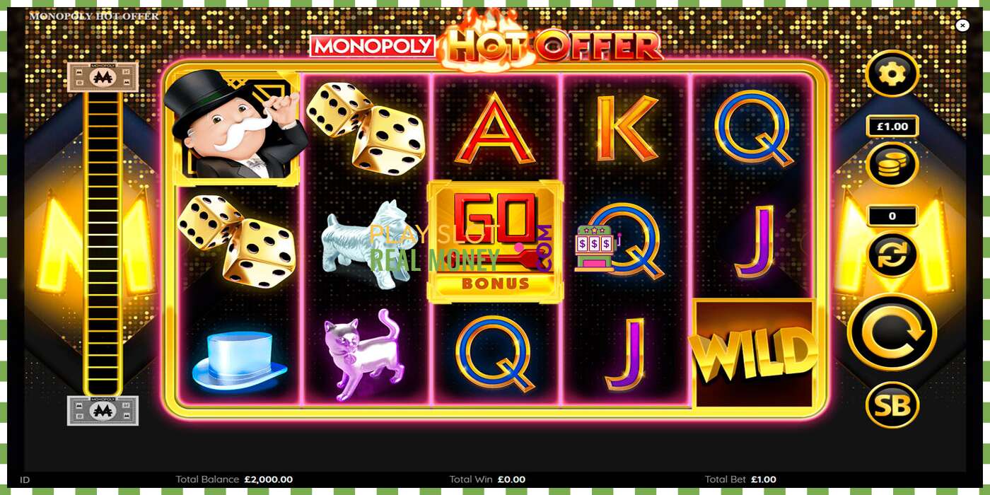 छेद Monopoly Hot Offer असली पैसे के लिए, चित्र - 1