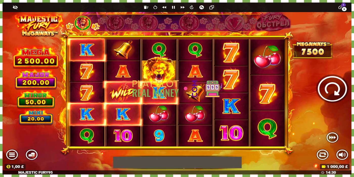 Slot Majestic Fury Megaways za skutečné peníze, obrázek - 2