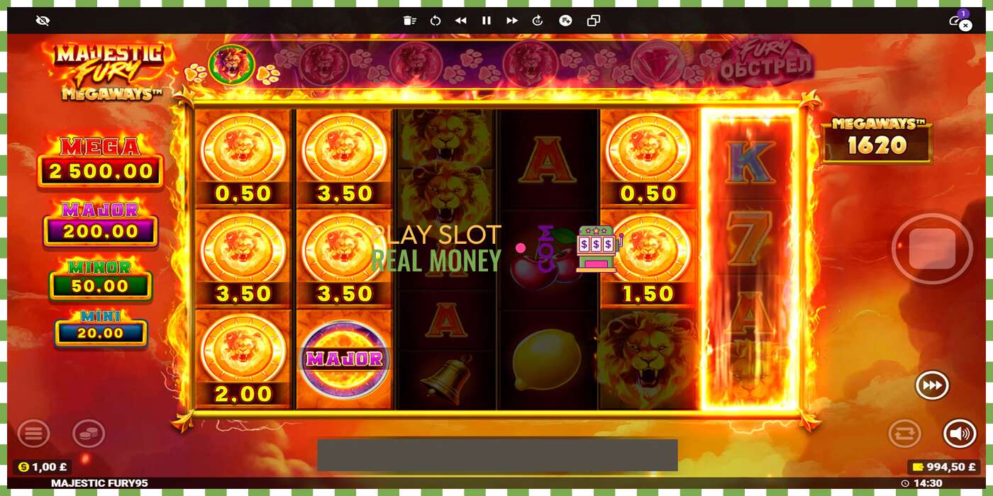 Slot Majestic Fury Megaways za skutečné peníze, obrázek - 3