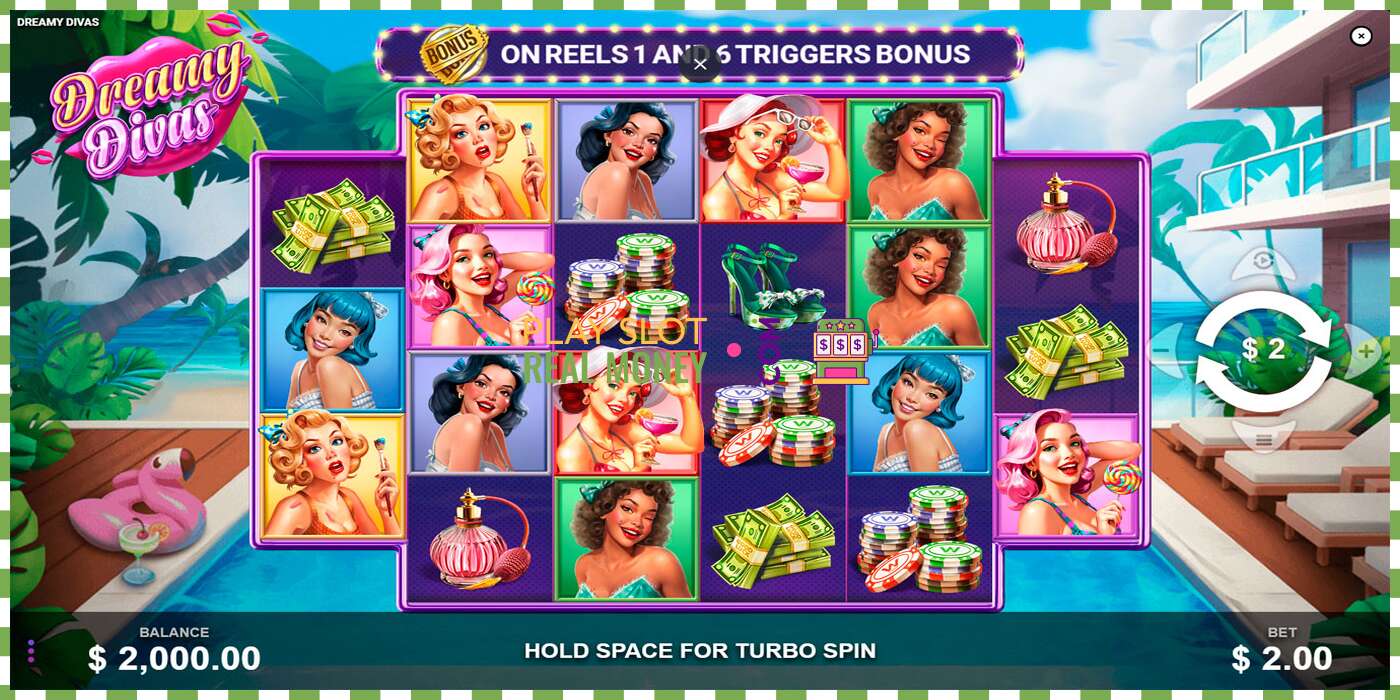 Slot Dreamy Divas za skutečné peníze, obrázek - 1