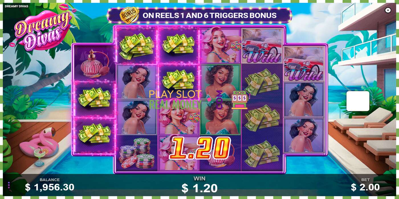 Slot Dreamy Divas za skutečné peníze, obrázek - 4