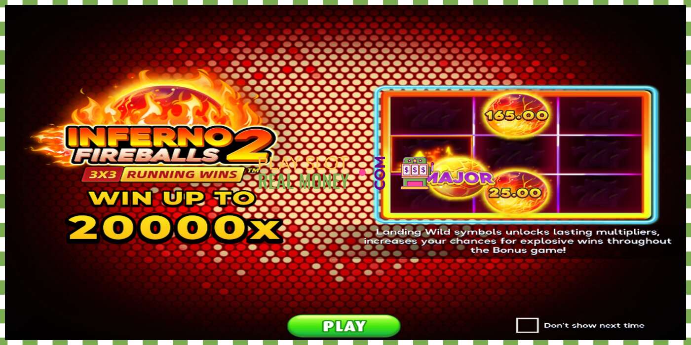 Slot Inferno Fireballs 2 za skutečné peníze, obrázek - 1