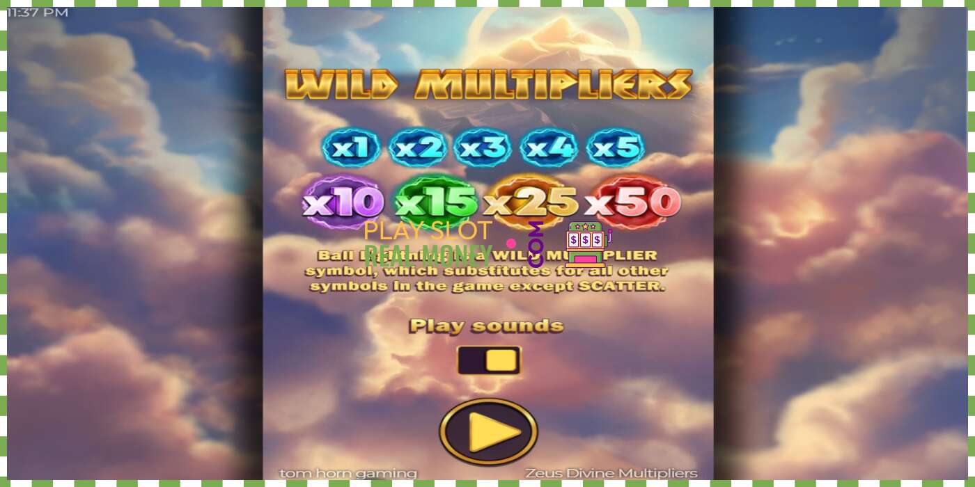 投币口 Zeus Divine Multipliers 真钱，图片 - 1