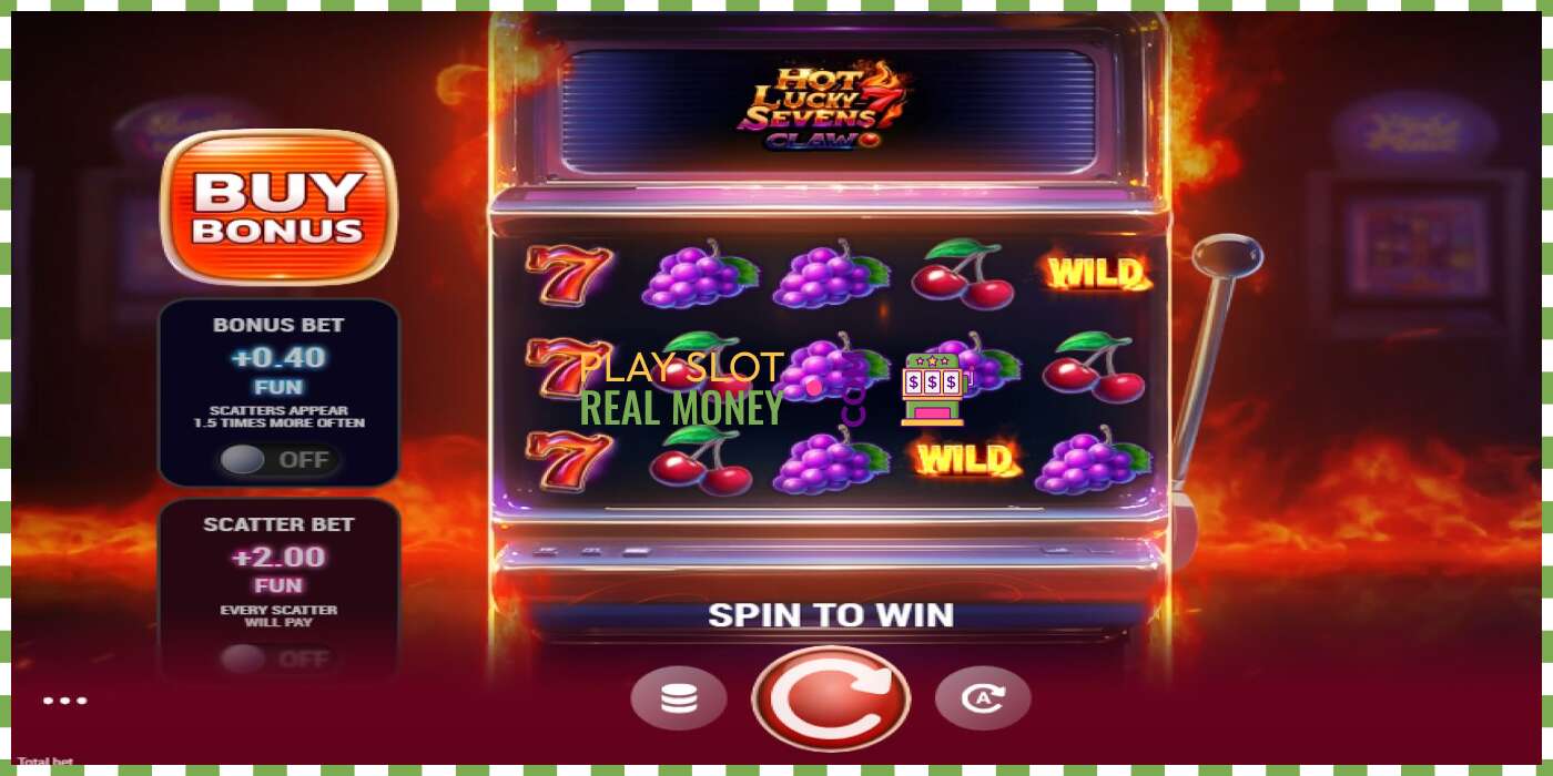 Slot Hot Lucky Sevens Claw por diñeiro real, imaxe - 1