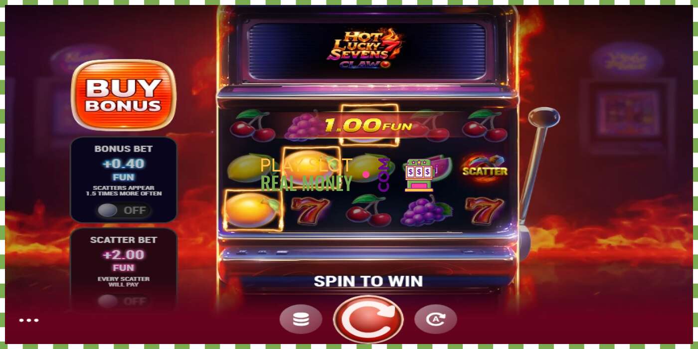 Slot Hot Lucky Sevens Claw por diñeiro real, imaxe - 2