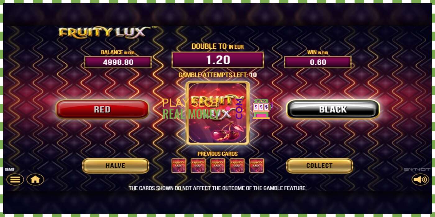 Slot Fruity Lux oikealla rahalla, kuva - 4