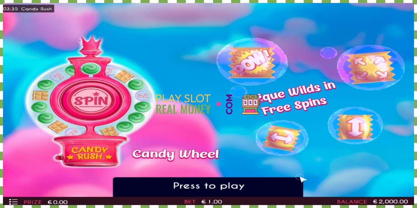 Слот Candy Rush на реальные деньги, картинка - 1