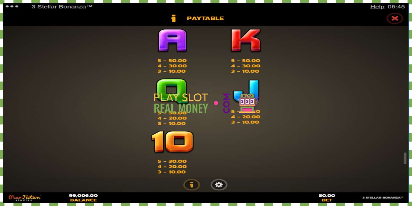 Slot 3 Stellar Bonanza haqiqiy pul uchun, rasm - 6